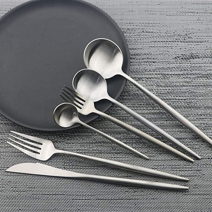 Luxury Flatware, Silverware Sets, Elegant 18/10 Stainless Steel